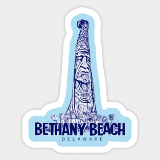 Bethany Beach Chief Little Owl Totem Sticker